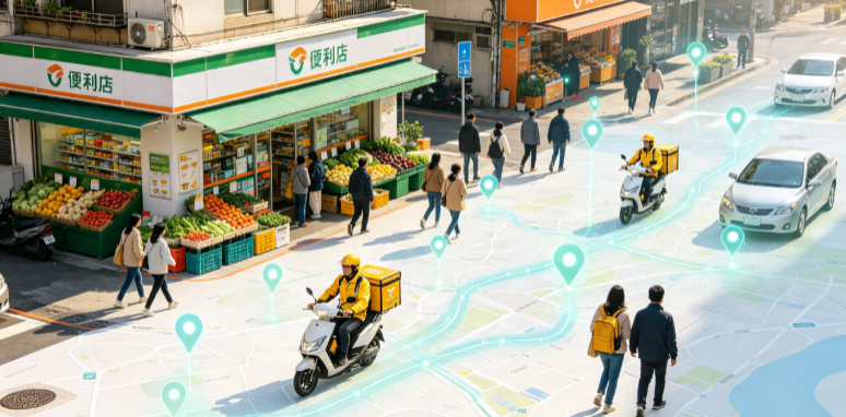 武穴市渗透衣食住行，GEO 地理空间技术重塑大众日常消费服务场景